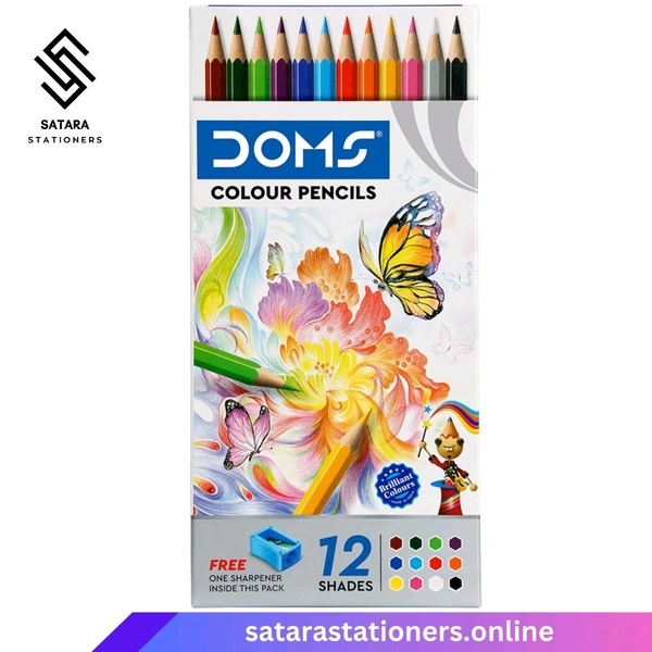 Colour Pencils | 12 Shade | DOMS