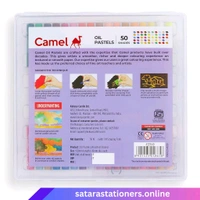 Oil Pastels | 50 Shade | Camel | Plastic Pack