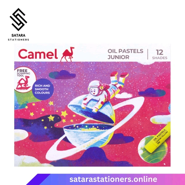 Oil Pastels Junior | 12 Shade | Camel | Carton Pack