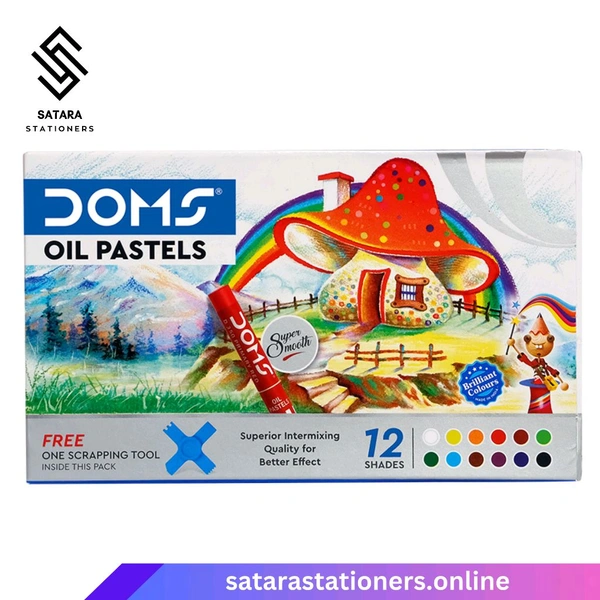 Oil Pastels | 12 Shade | DOMS