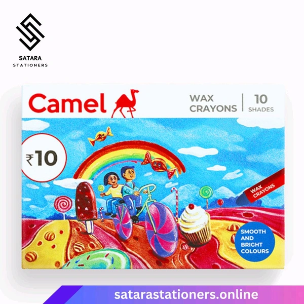 Wax Crayons | 10 Shade | Camel