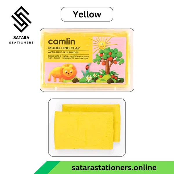 Camlin Modelling Clay | 150 g  - Yellow
