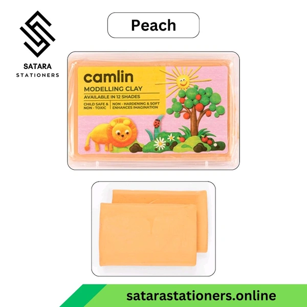 Camlin Modelling Clay | 150 g  - Peach