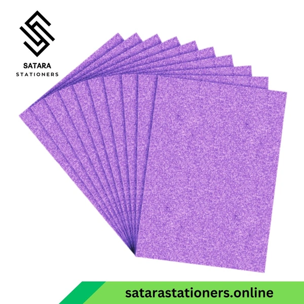 Glitter Paper | Foam Paper  - Purple