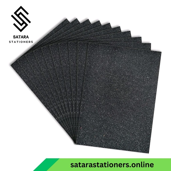 Glitter Paper | Foam Paper  - Black