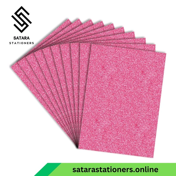Glitter Paper | Foam Paper  - Pink