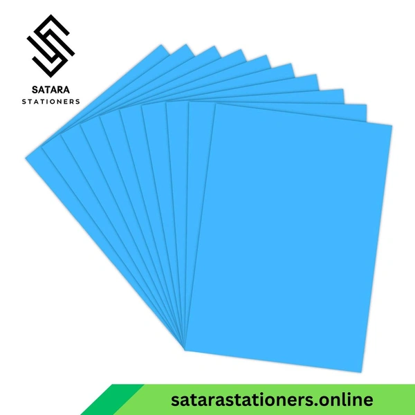 A4 Tinted Papers | Multi Colour Papers | Colourful Paper - Sky Blue