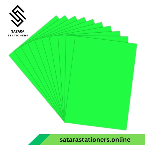 A4 Tinted Papers | Multi Colour Papers | Colourful Paper - Green