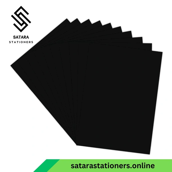 A4 Tinted Papers | Multi Colour Papers | Colourful Paper - Black