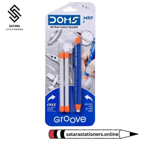 Doms Groove Retractable Eraser 