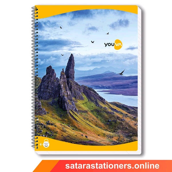 500 Page A4 Youva Spiral Notebook | 21 X 29.7 cm