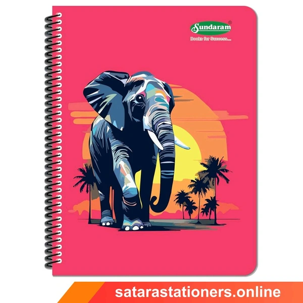 400 Page A4 Sundaram Spiral Notebook | 21 X 29.7 cm