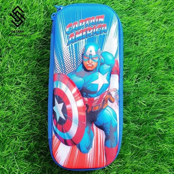 3D  Captain America Pouch