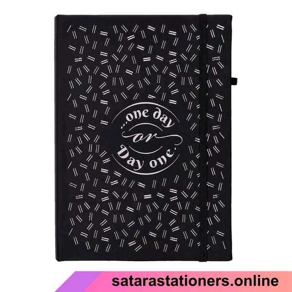 Youva Black Pearl Diary | A5 Size | 240 Pages