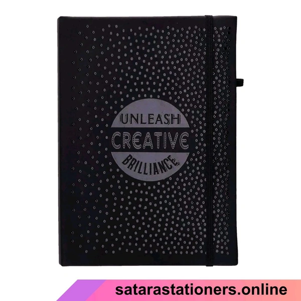 Youva Black Pearl Diary | A5 Size | 240 Pages