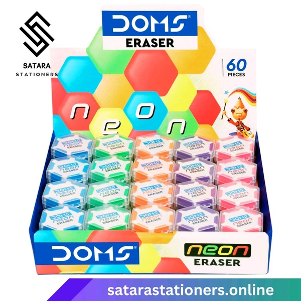 DOMS Neon Eraser 