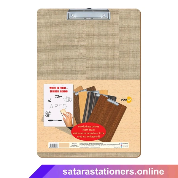Youva Exam Board With Whiteboard | 24 X 34.5 cm