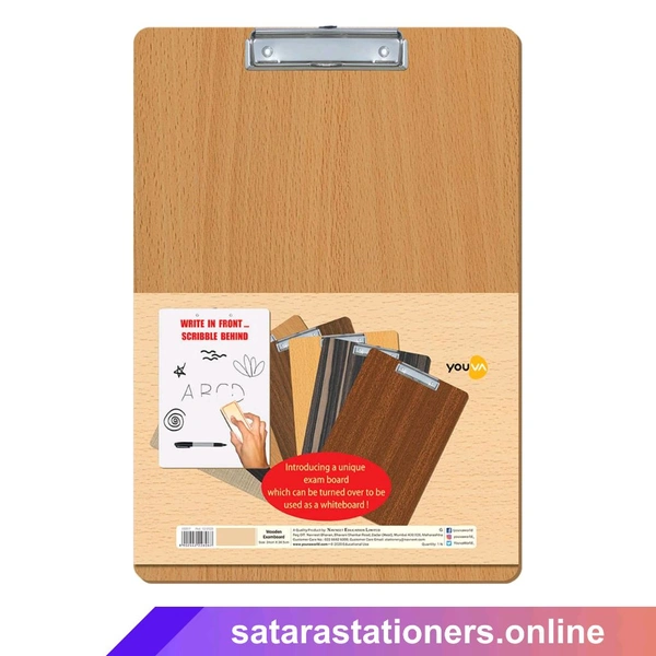 Youva Exam Board With Whiteboard | 24 X 34.5 cm