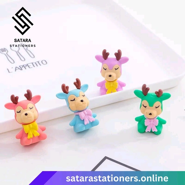 Mini Reindeer Eraser 