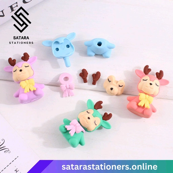 Mini Reindeer Eraser 