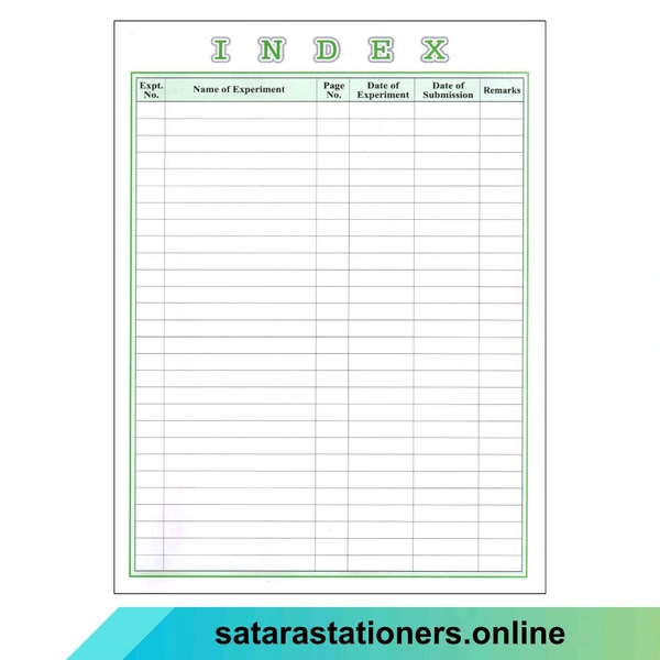 Laboratory Book | Practical Book | Prime - 100 Pages