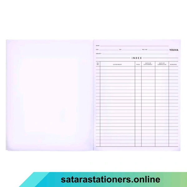 Youva Laboratory Book | Practical Book | 200 Pages