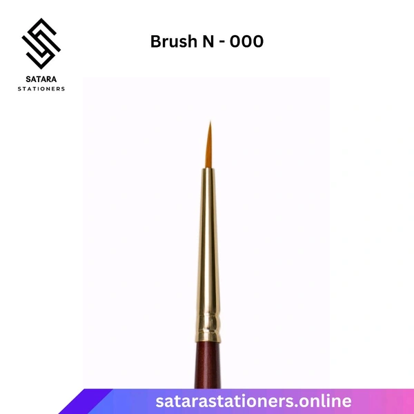 Camlin Synthetic Gold Round Brush  - No. 000