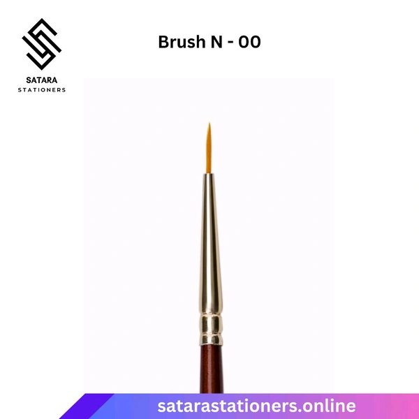 Camlin Synthetic Gold Round Brush  - No. 00