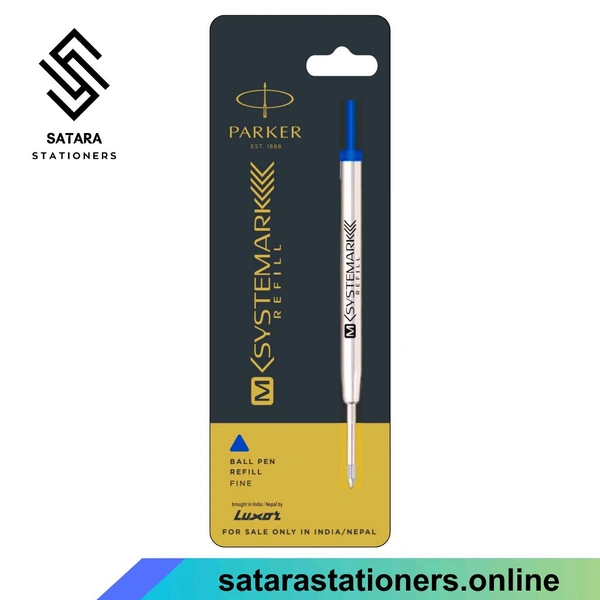 M SYSTEMARK Ball Pen Refill | Parker - Blue
