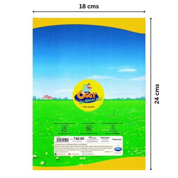 3 Line | 172 Pages A5 Youva Notebook 