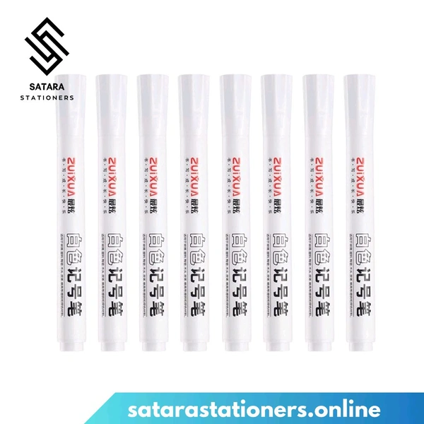 White Permanent Marker  - White