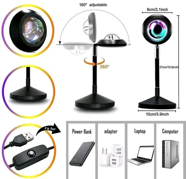 Netcart - Sunset Night Lamp - Free Style
