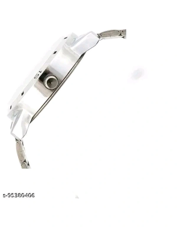 Multicolor(pack of 2) stainless steel analog watch for men - Gray, Free Size