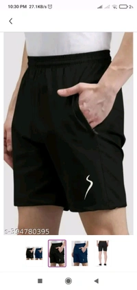 BTMZ regular fit lycra blend casual loung shots dual - Cherry Pie