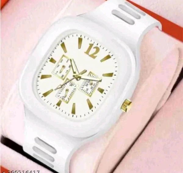 Black and white combo analog watch for kids girl nd boysNam  - White