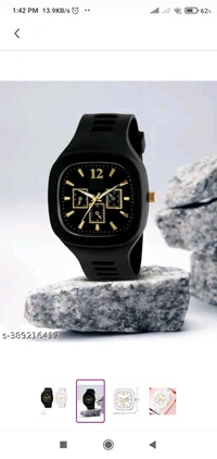 Black and white combo analog watch for kids girl nd boysNam  - White