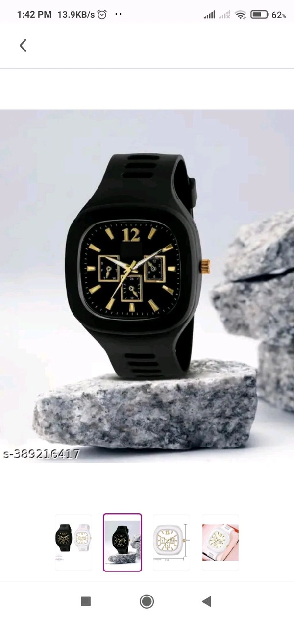 Black and white combo analog watch for kids girl nd boysNam  - White