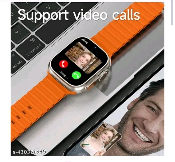Acheron Smartwatch: Long battery life and wireless charging(Pack Of 1 Orange Colour with FREE Black Belt)Name: Acheron Smartwatch:  - Web Orange