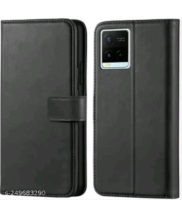 VIVO Y21 / Y21s / Y21G / Y33s  IMPORTED LEATHER FLIP COVER BLACK SPIDERName: VIVO Y21 / Y21s / Y21G /  - Black