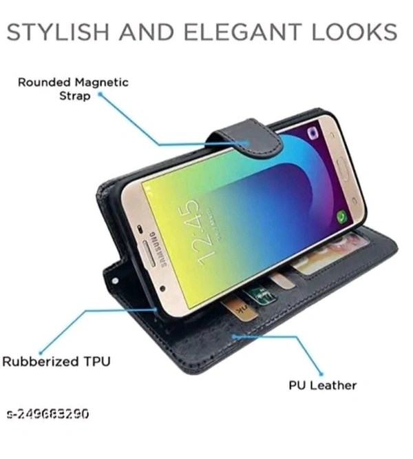 VIVO Y21 / Y21s / Y21G / Y33s  IMPORTED LEATHER FLIP COVER BLACK SPIDERName: VIVO Y21 / Y21s / Y21G /  - Black