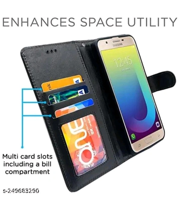 VIVO Y21 / Y21s / Y21G / Y33s  IMPORTED LEATHER FLIP COVER BLACK SPIDERName: VIVO Y21 / Y21s / Y21G /  - Black
