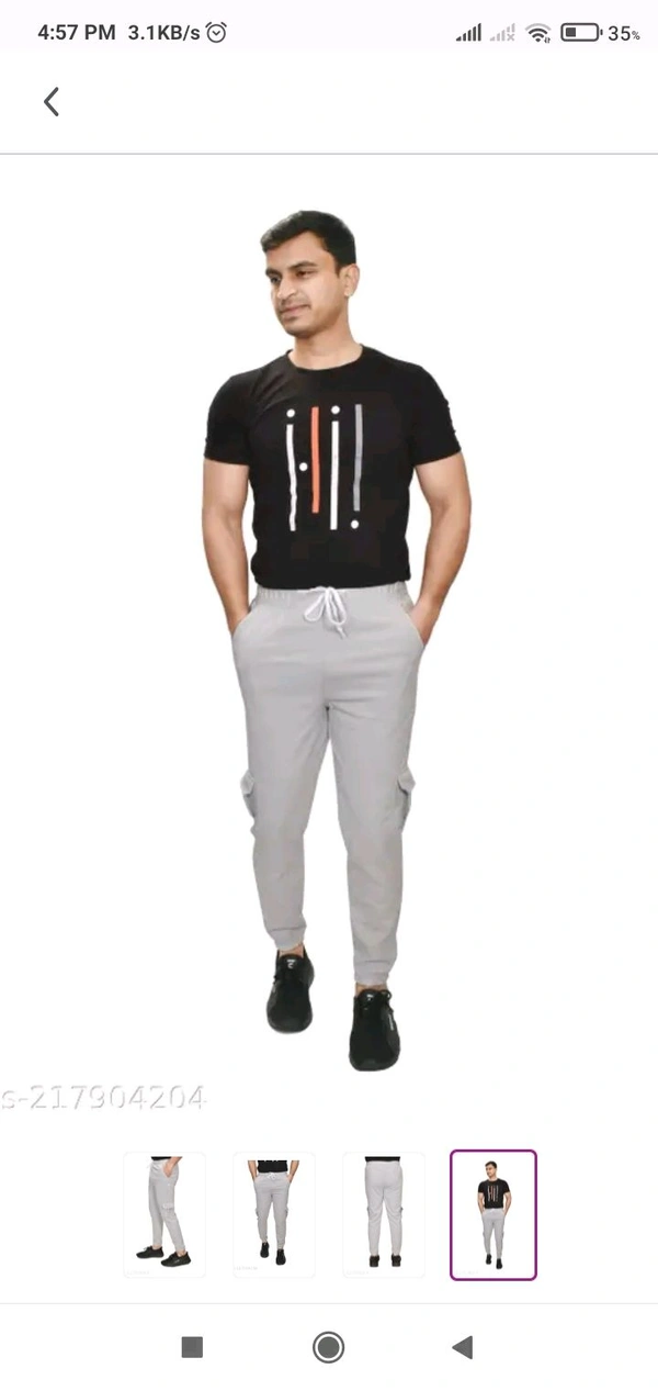 331 Jogger Trackpant Name: 331 Jogger Trackpant Fabric: PolycottonPattern: SolidNet Quantity (N) - Gray