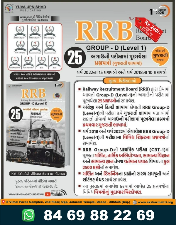 RRB Group D 25 Prashnapatro - Yuva