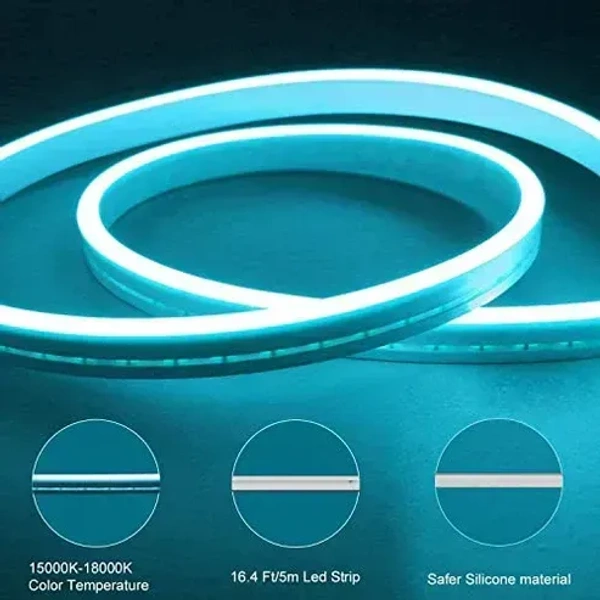 Silicone Neon Rope Light - Green