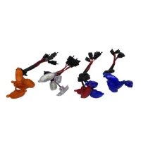 Grill Light 12v (4pcs set) with wiring - Red & Blue