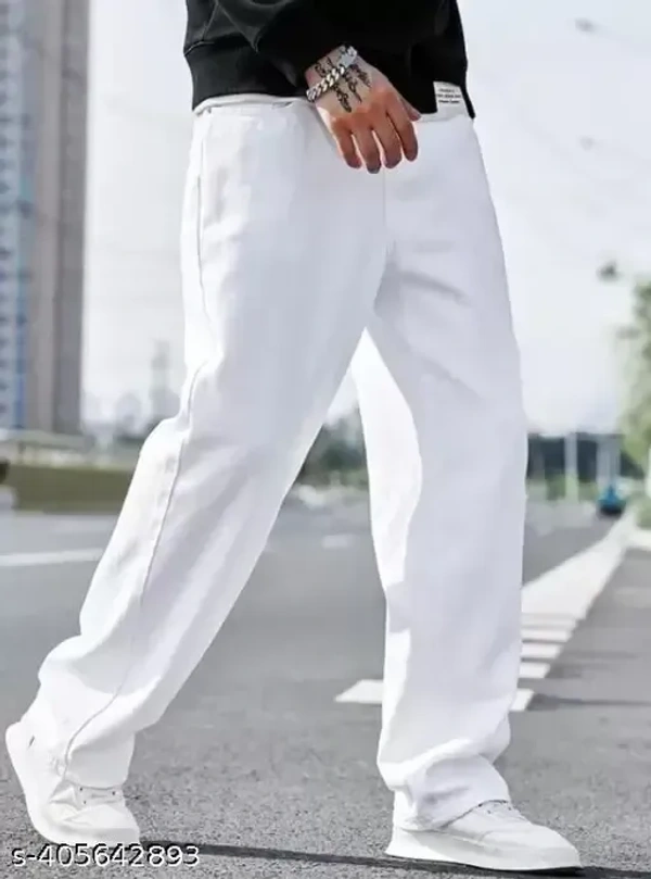 Classic White Jeans – Timeless & Versatile – Perfect Fit for Any Occasion - 34