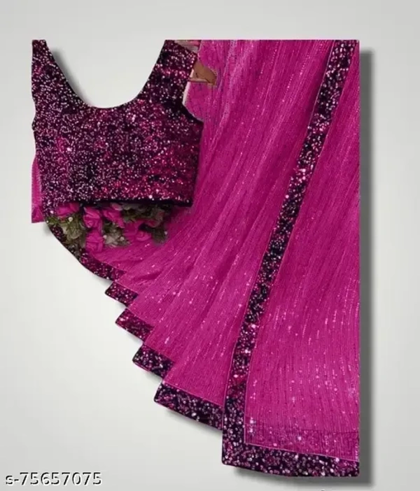 UNIQUE DESIGN SAREE - Free Size