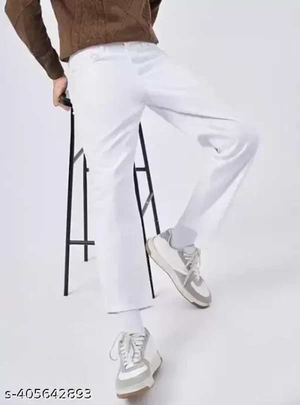 Classic White Jeans – Timeless & Versatile – Perfect Fit for Any Occasion - 34