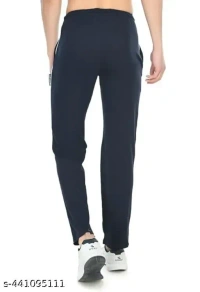 Classic Men's Navy Blue Cotton Track Pants | Perfect Pyjamas for Relax & Style - 34