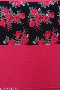 SHUBHSWAR Daily Wear georgette Saree with unstitched Blouse Piece - Free Size